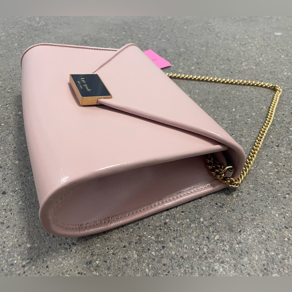 NWT Kate Spade Anna Medium Envelope Bag in Mochi Pink Color - Picture 4 of 15